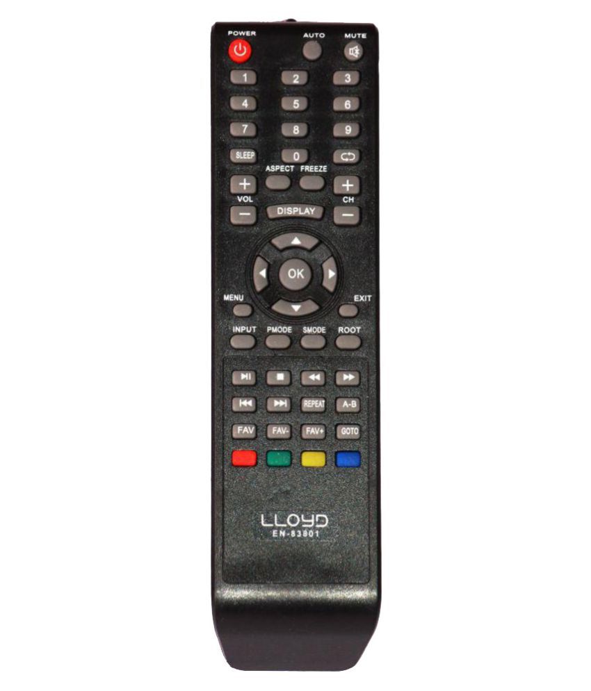     			R-SHOP En-83801& many brand TV Remote Compatible with lloyd led/lcd tv