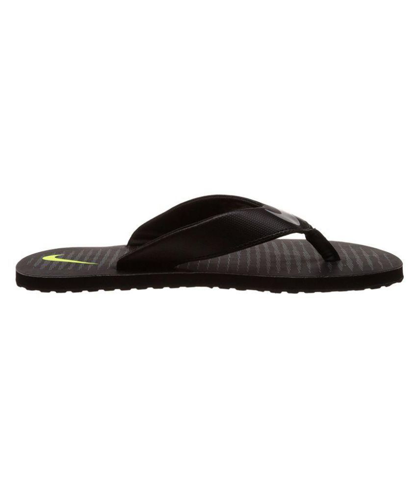 nike black thong flip flop