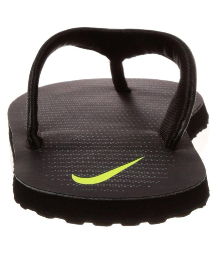 nike black thong flip flop