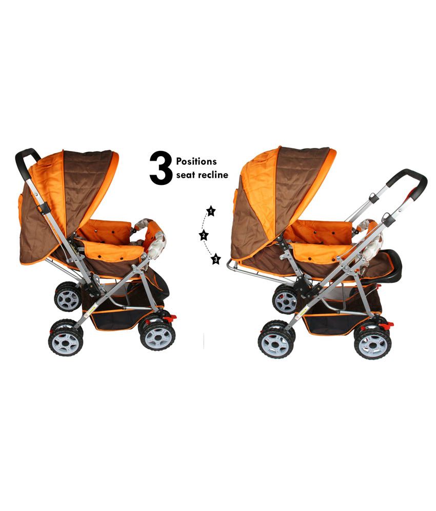 Toyhouse Sweetsmile Baby Stroller Pram Orange Buy Toyhouse