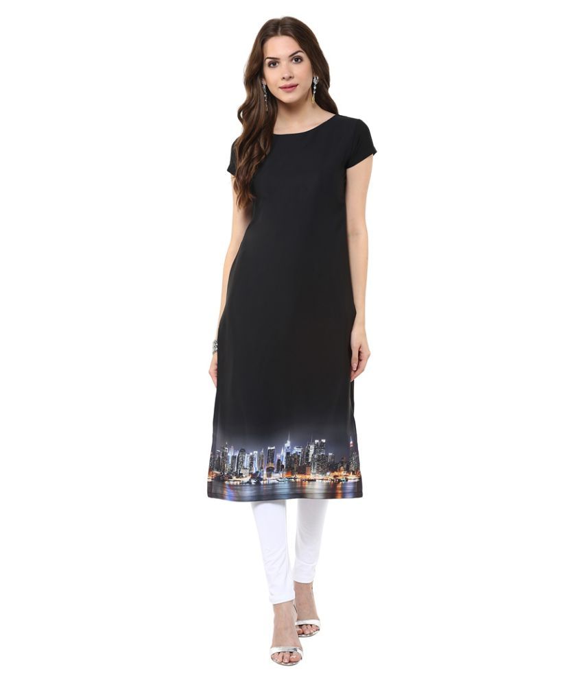 janasya black kurti