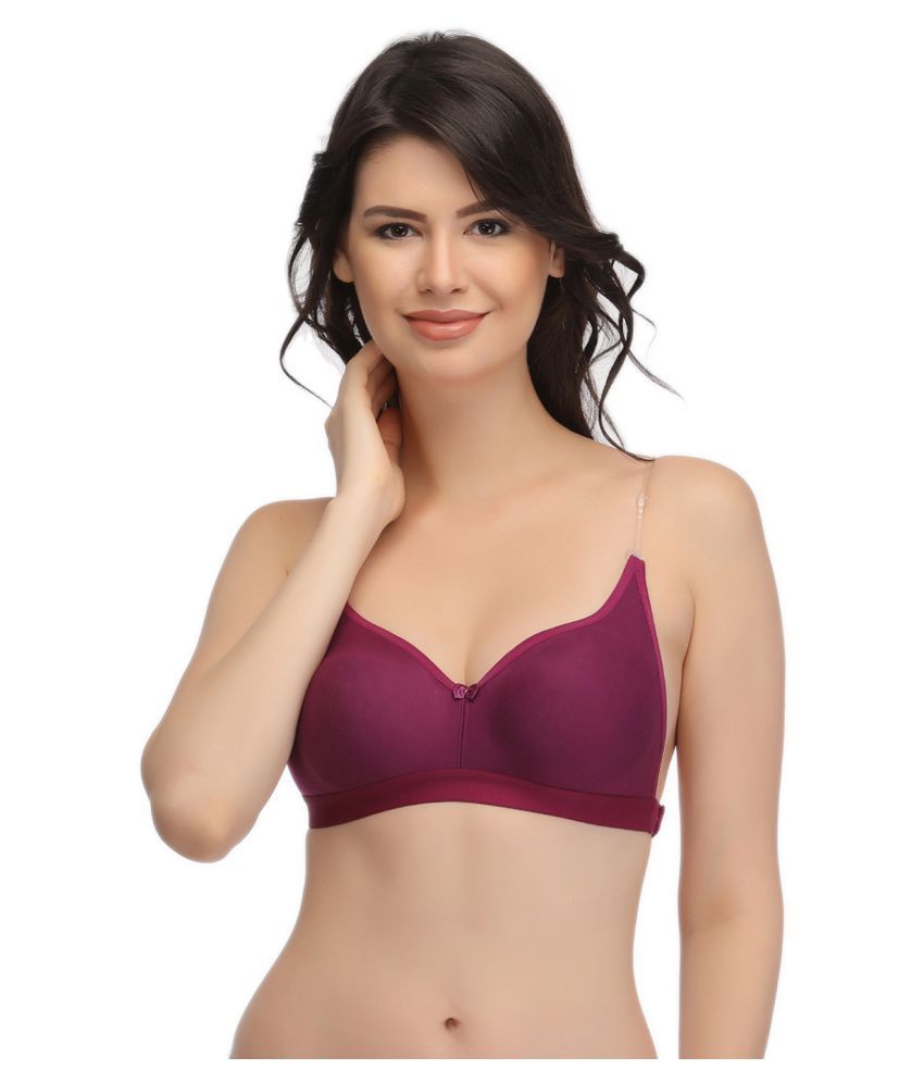     			Clovia Cotton T-Shirt/ Seamless Bra