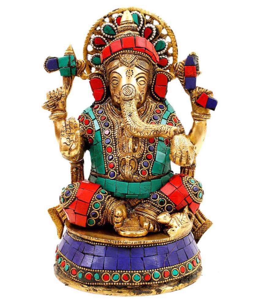 Creative Crafts Ganesha Brass Idol Buy Creative Crafts Ganesha Brass Idol At Best Price In 8374