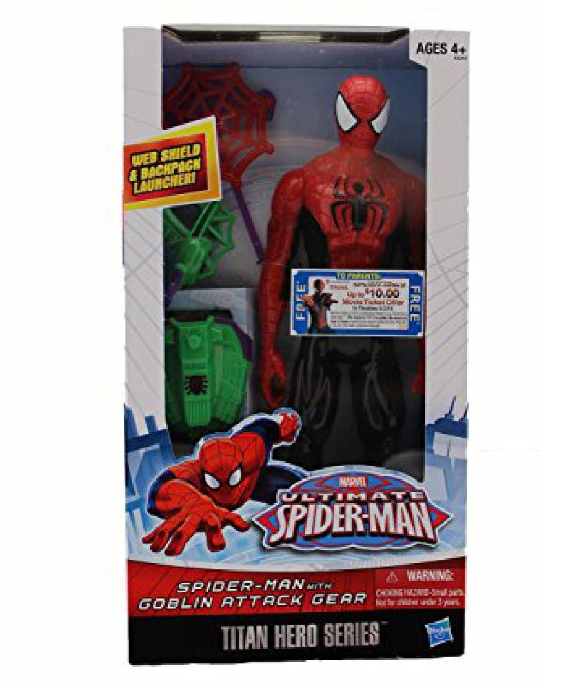 Marvel Ultimate Spider-man Titan Heroes Series Spider-man with Goblin  Attack Gear - Buy Marvel Ultimate Spider-man Titan Heroes Series Spider-man  with Goblin Attack Gear Online at Low Price - Snapdeal