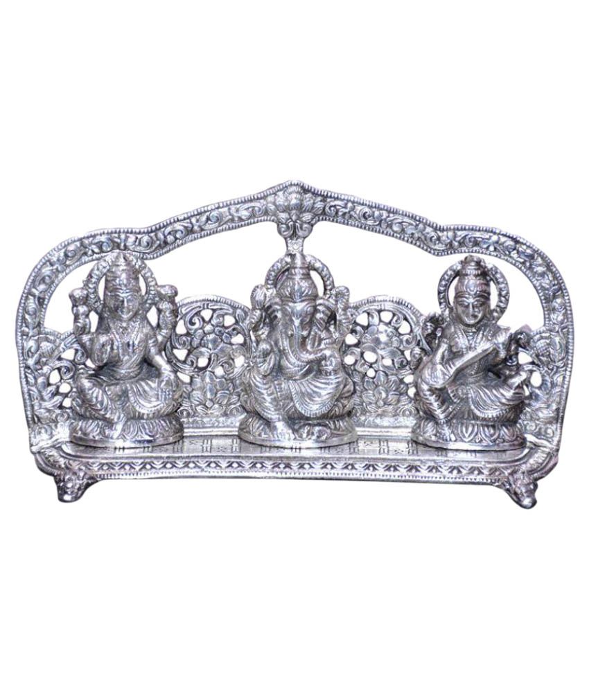     			Vaah Laxmi Ganesh and Saraswati Aluminium Idol