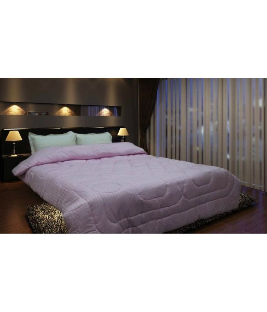 Snuggle Double Cotton Pink Stripes Comforter Buy Snuggle Double