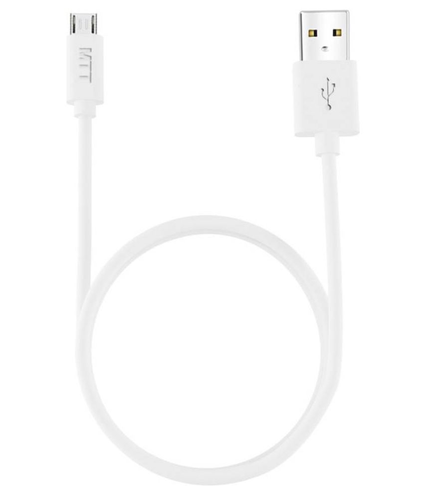     			MTT Micro USB 2 Meter Cable - Fast Charging , Incredibly Durable and Premium Quality (White)