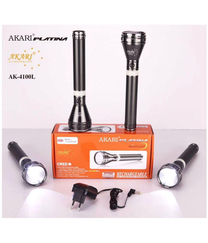 Akari 3W Emergency Light Black Buy Akari 3W Emergency Light Black At 