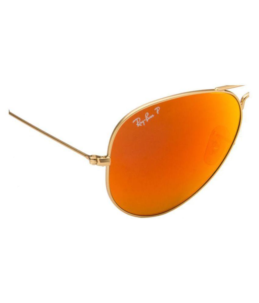 Ray-Ban Orange Aviator Sunglasses ( RB3025 ) - Buy Ray-Ban ...