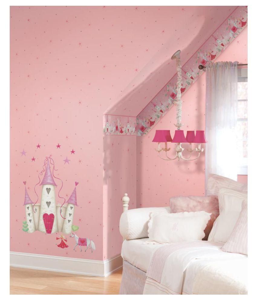 Asian Paints Princess Castle Vinyl Wall Stickers - Buy Asian Paints