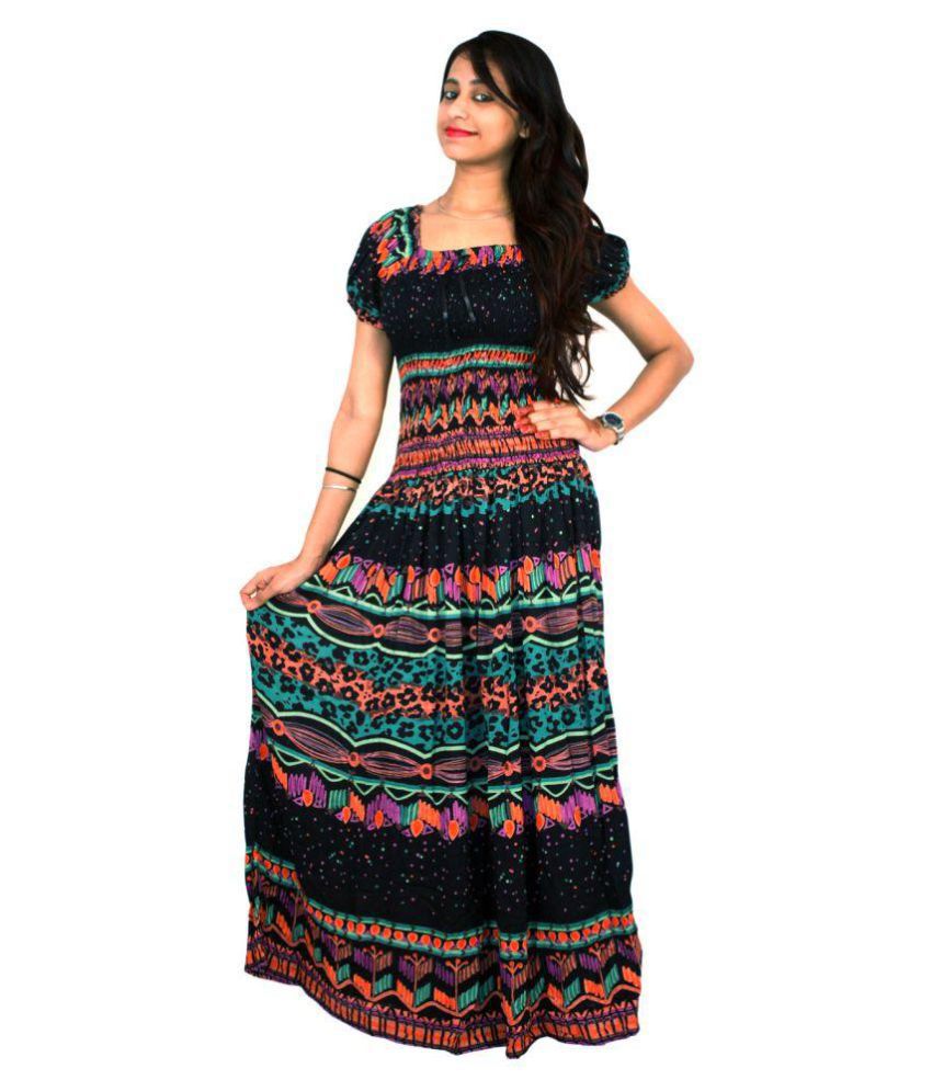 Indian Fashion Guru Rayon Gown - Buy Indian Fashion Guru Rayon Gown ...