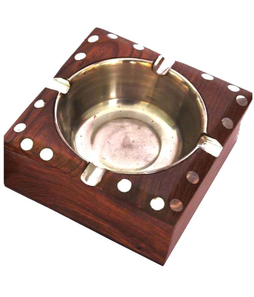 Woodino Wooden Ash tray Buy Online at Best Price in India Snapdeal