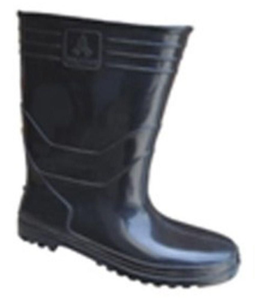Buy Bellstone Gum Boot Black Safety Shoes Online at Low