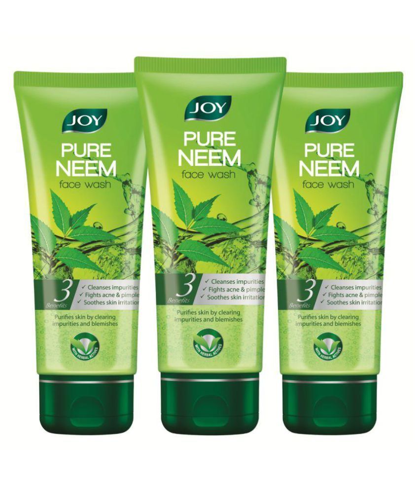 joy neem face wash