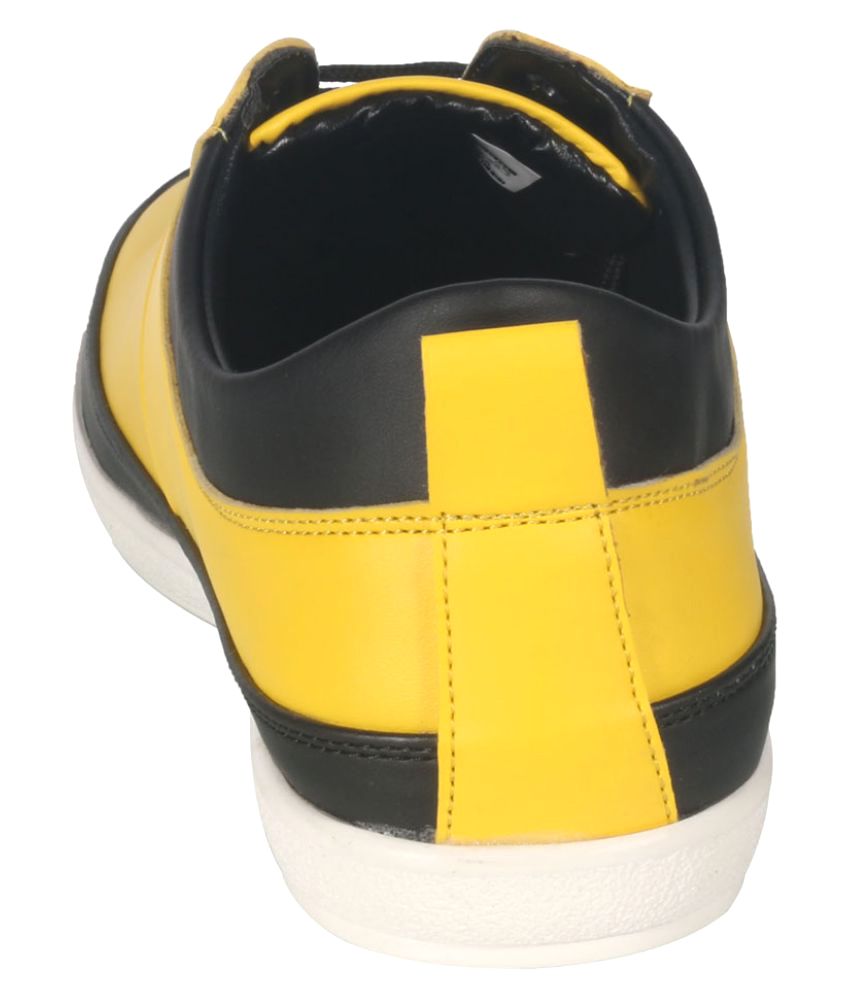 Vandeu VD 166015 SPRT YEL/BLUE MEN Sneakers Yellow Casual Shoes - Buy ...