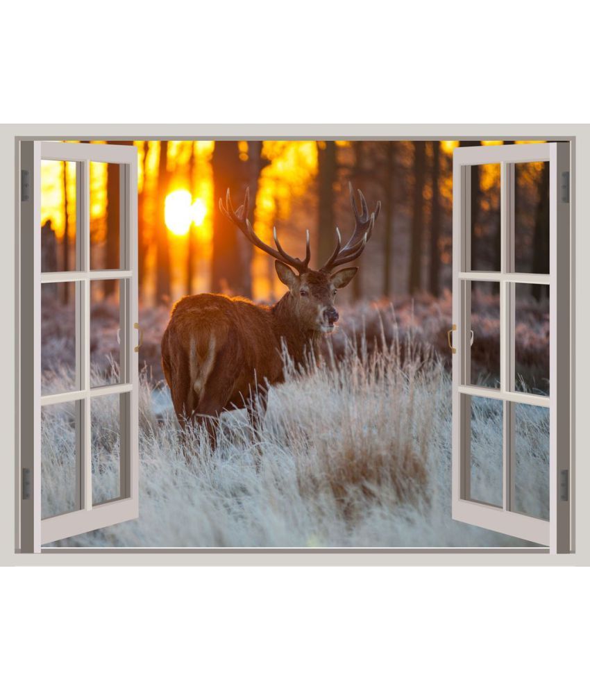     			Decor Villa Deer in Forest Vinyl Wall Stickers