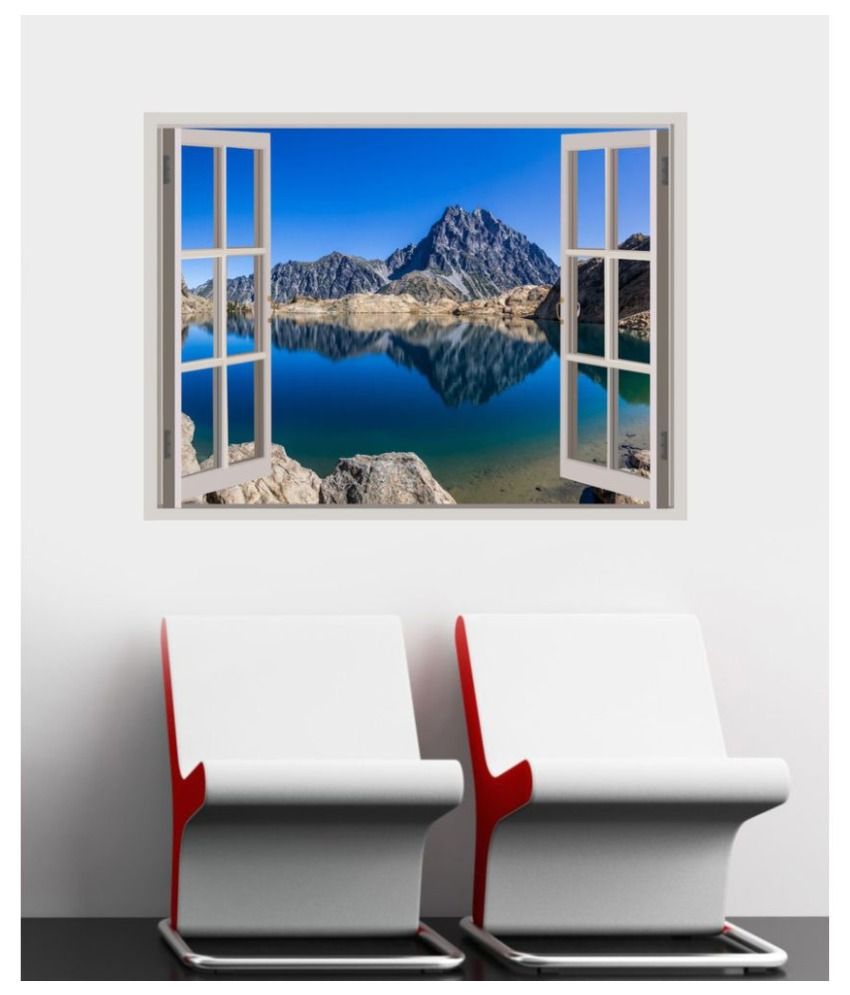     			Decor Villa The Mountain Vinyl Wall Stickers