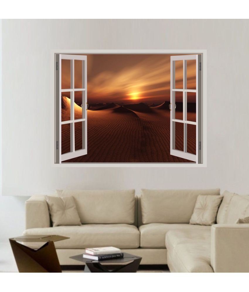     			Decor Villa The sunset desert Vinyl Wall Stickers