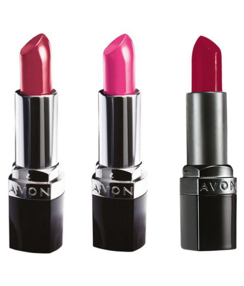 Avon Combo Gift Set (Lipstick + Lipliner + Kajal) (Set of