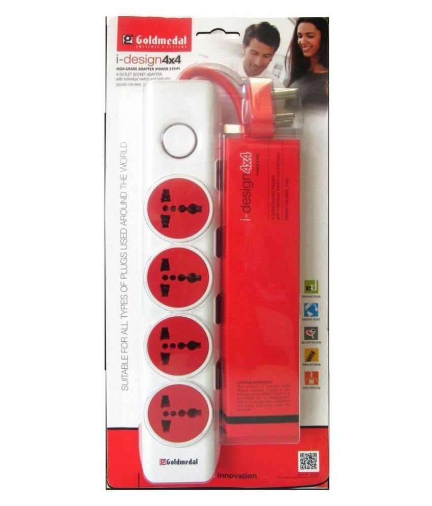 Buy Goldmedal Upto 4 Extension Board Online at Low Price in India