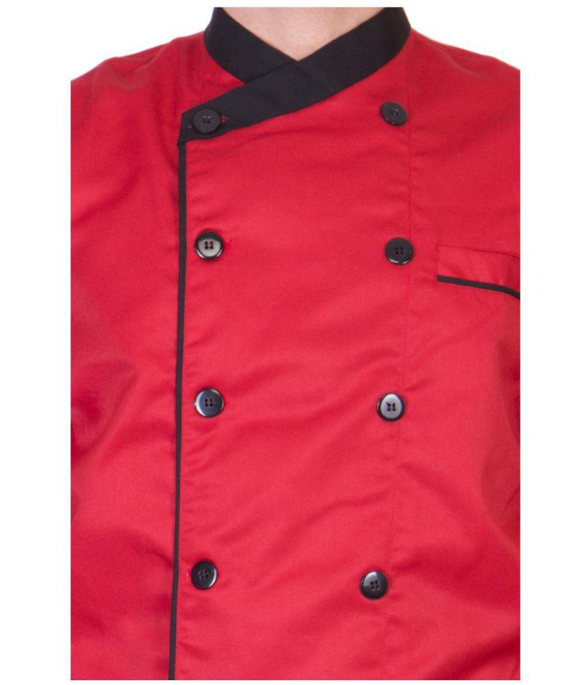 Dress Red Chef Coat - Buy Dress Red Chef Coat Online at Low Price ...
