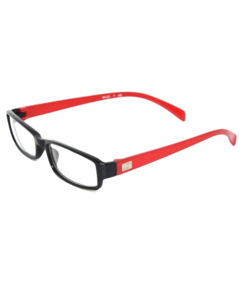 Newports Red Rectangle Spectacle Frame 110063 - Buy Newports Red ...
