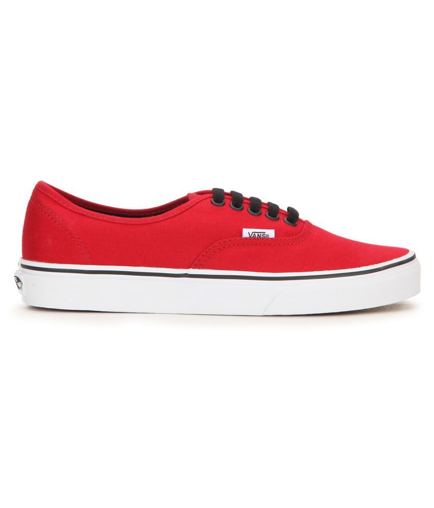 vans red shoes india