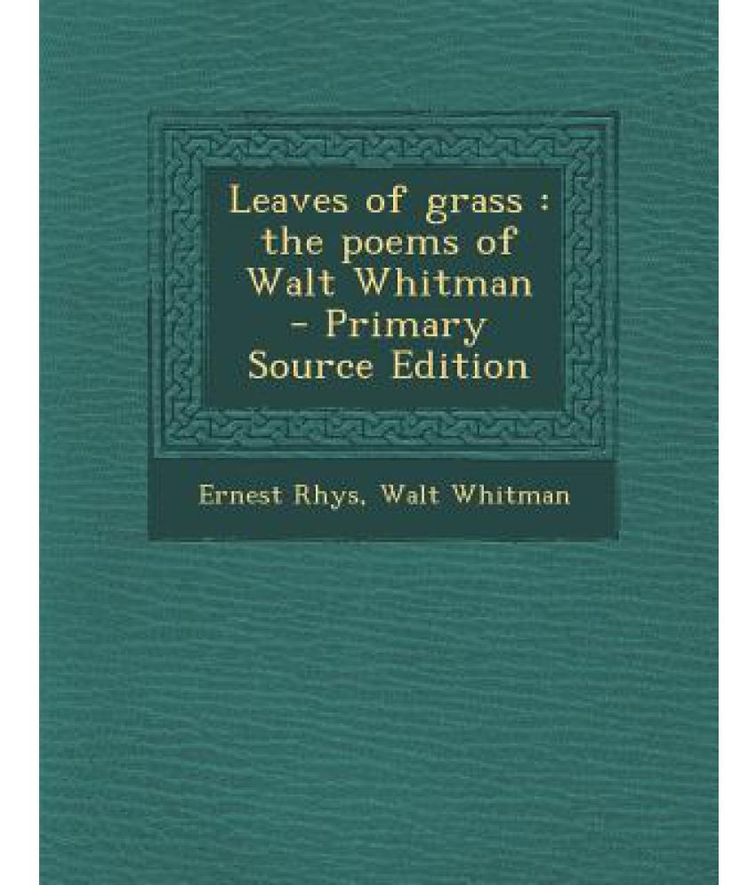 Walt whitman leaves of grass online