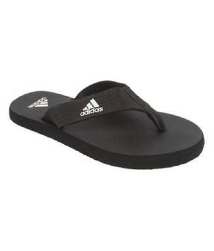 adidas slipper black