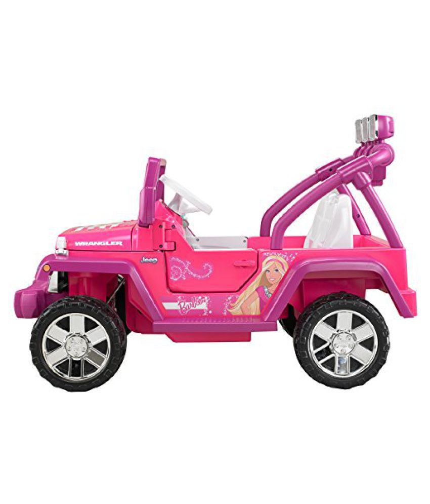 Power Wheels Barbie Deluxe Jeep Wrangler, Barbie Pink - Buy Power Wheels  Barbie Deluxe Jeep Wrangler, Barbie Pink Online at Low Price - Snapdeal