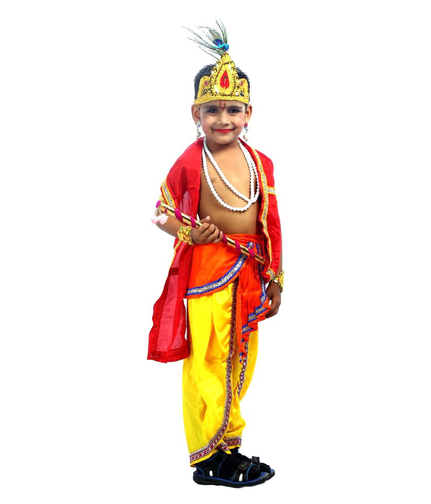 SBD Lord Krishna Natkhat Shyam Mythological Fancy Dress For Boys - Buy ...