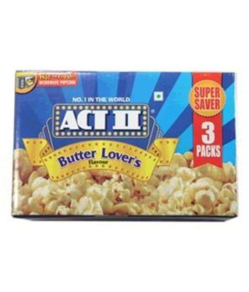 Act II Microwave Butter Popcorn 33 gm Pack of 4 Buy Act II Microwave