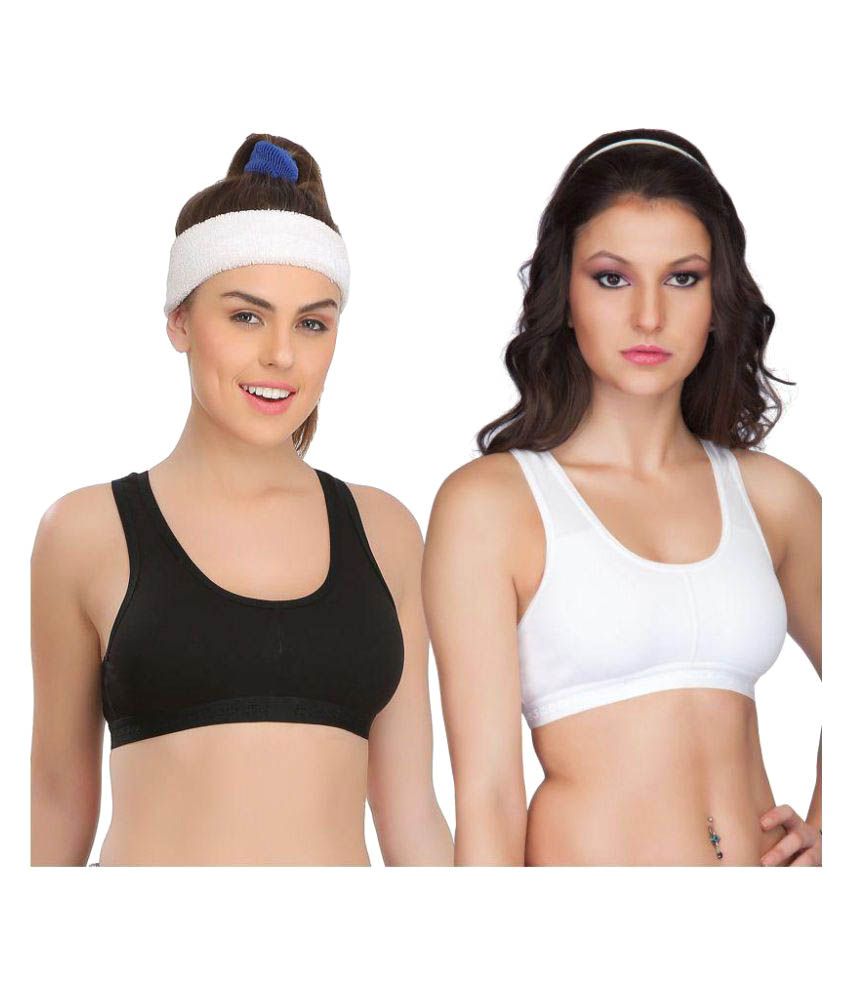     			Eve's Beauty Cotton Lycra Sports Bras