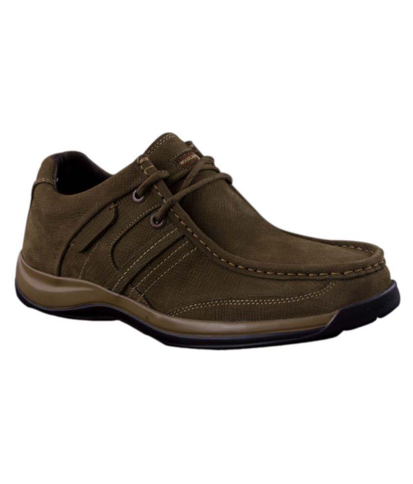 Woodland GC 1098111Y15-OLIVE Outdoor Olive Casual Shoes - Buy Woodland ...