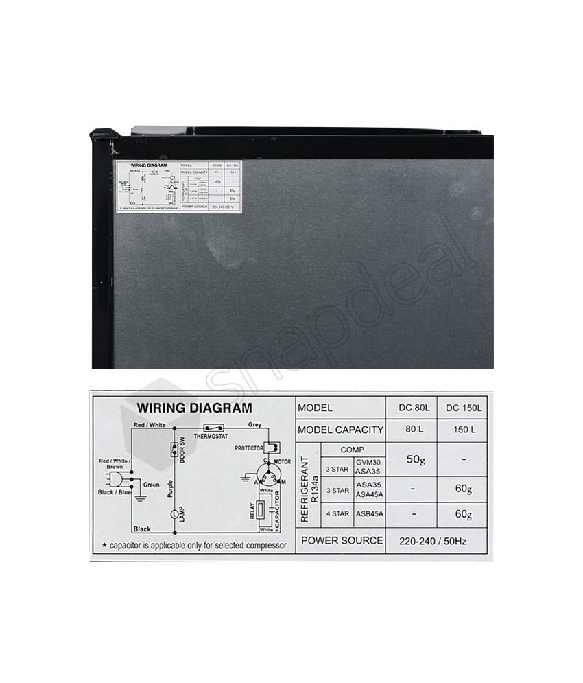 80 ltr fridge videocon