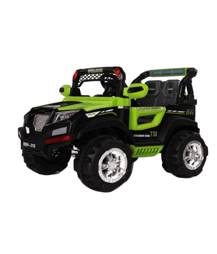 children police jeep