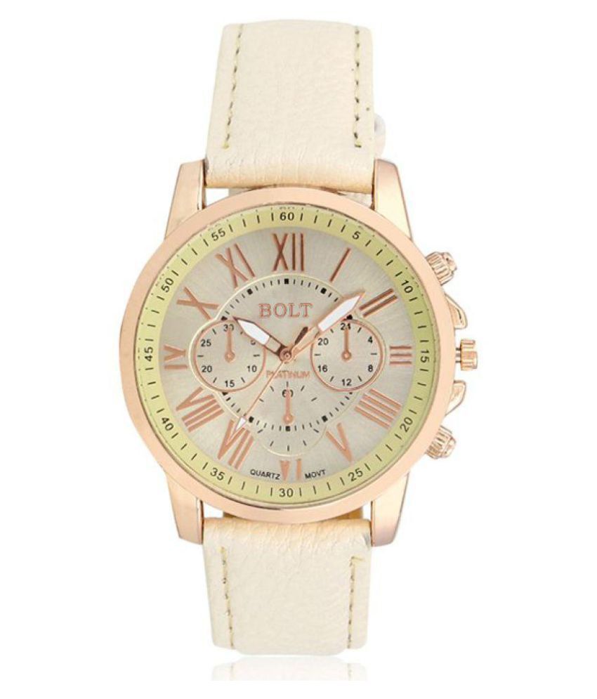 Bolt Beige Chronograph Watch for Women Price in India: Buy Bolt Beige ...