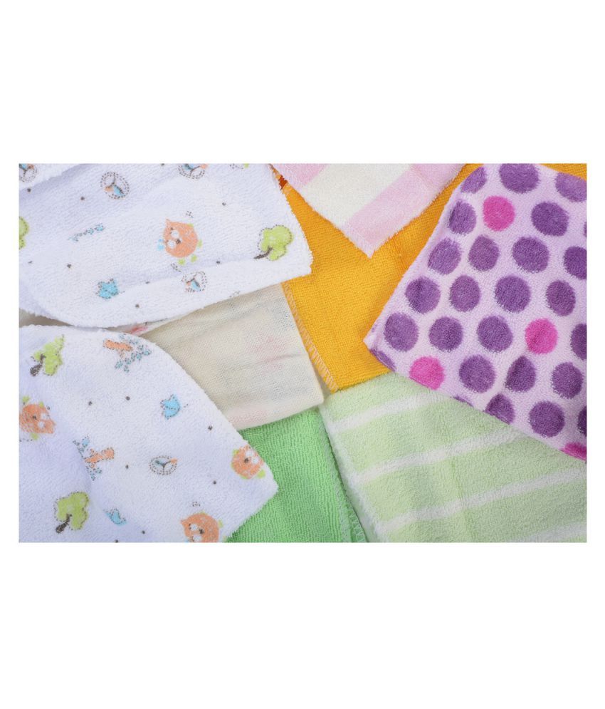 Kidzvilla Baby Face Napkin Towel Multicolor Pack of 8: Buy Kidzvilla ...