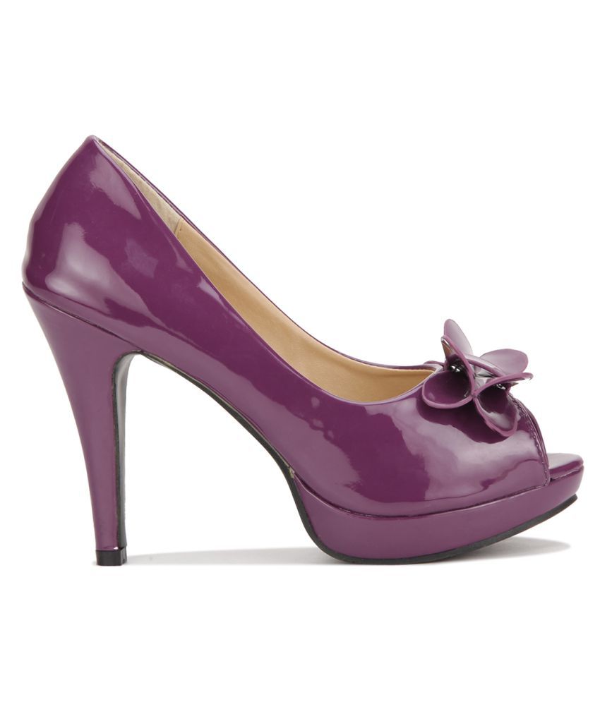 Yepme Purple Stiletto Heels Price in India- Buy Yepme Purple Stiletto ...