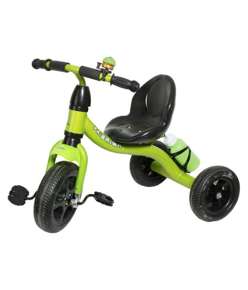 PP Infinity Green Metal Tricycle / Trike / Cycles for Baby & Kids, Boys
