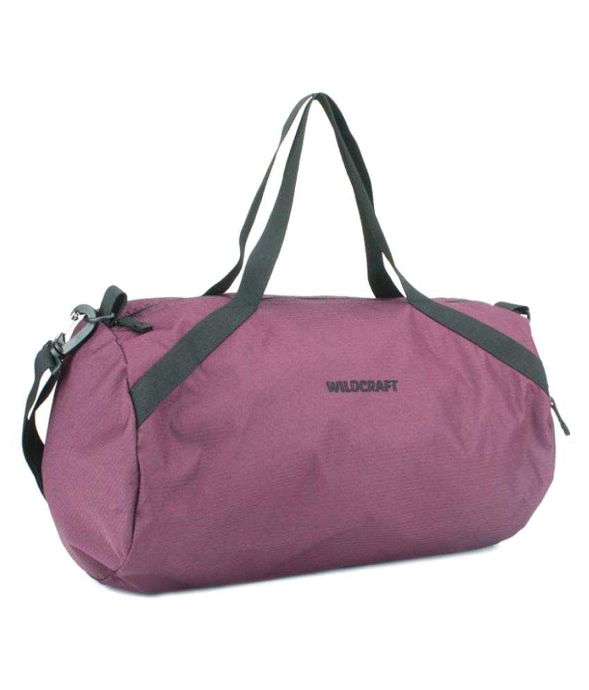 wildcraft purple bag
