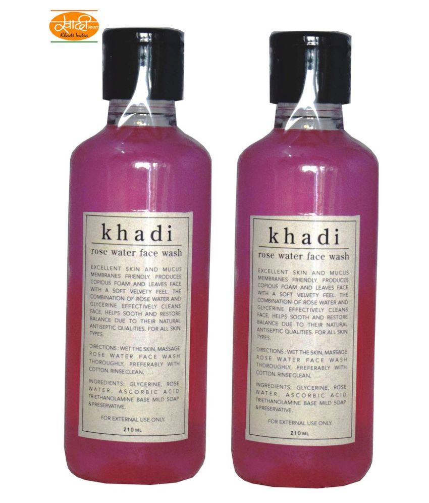 rose water face wash khadi