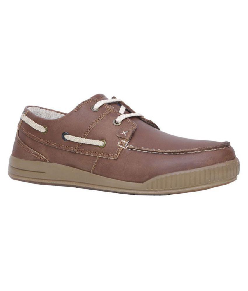 Woodland GC 1499114-CAMEL Boat Copper Casual Shoes - Buy Woodland GC ...