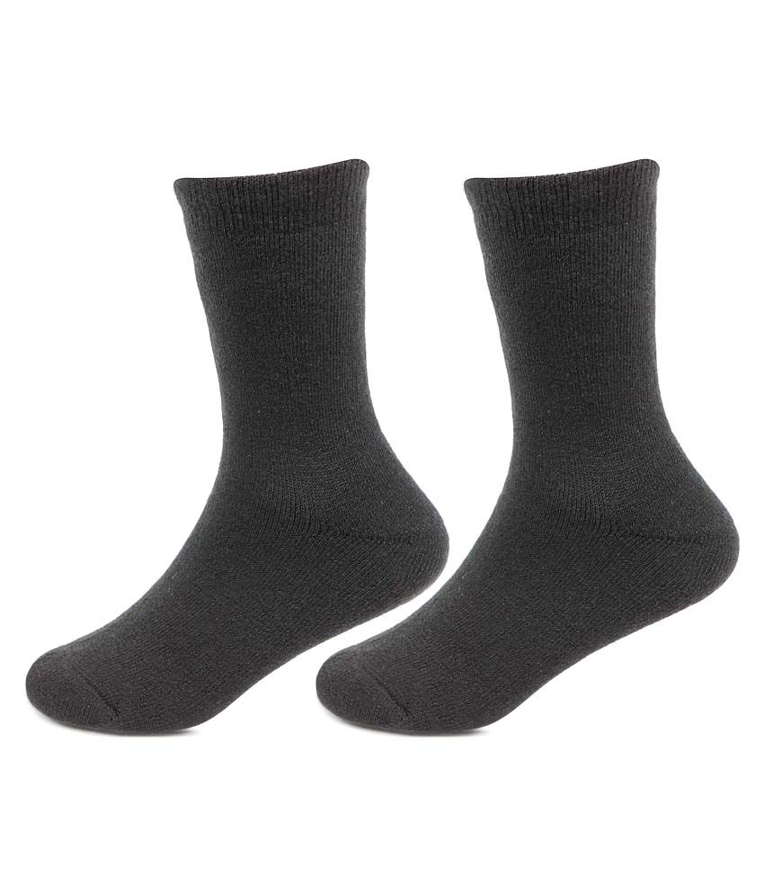     			Bonjour kids Woollen Full Length Winter Socks (Pack of 2)