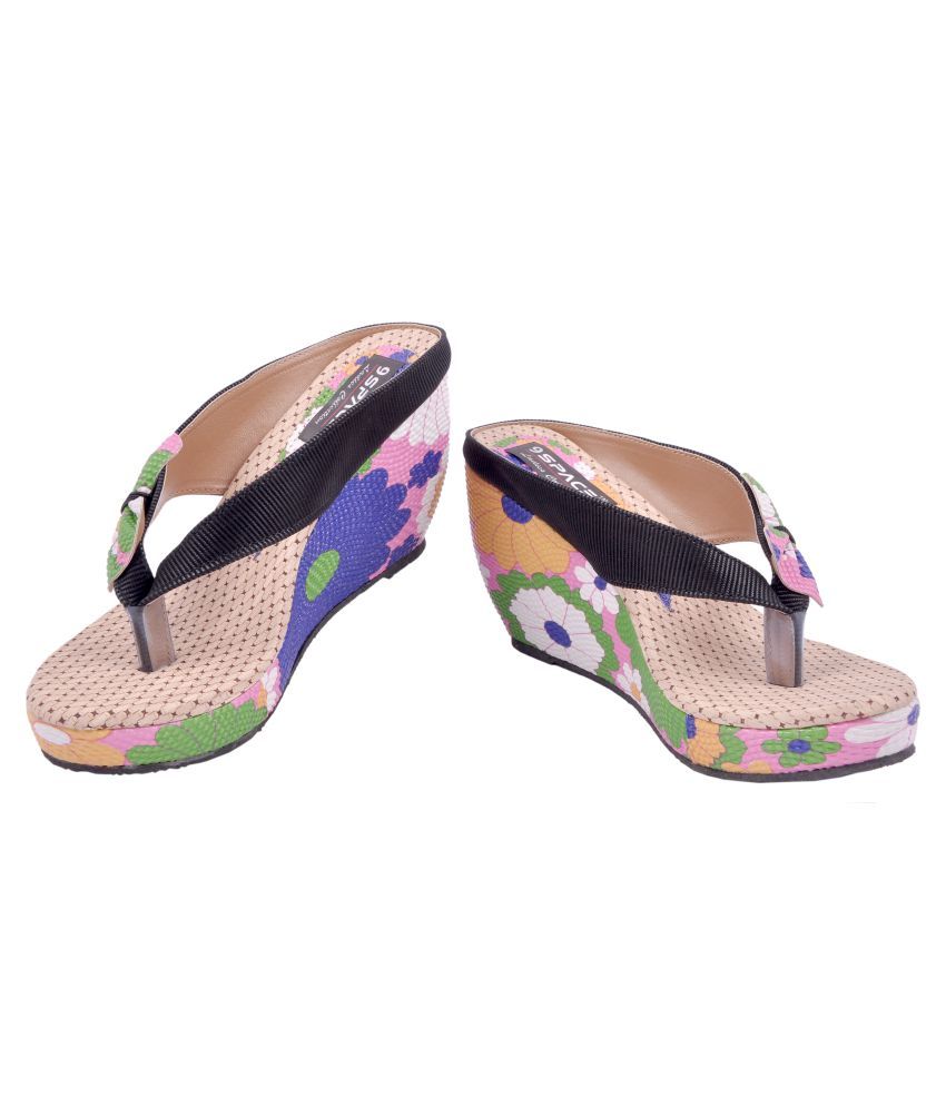 multi colored wedges