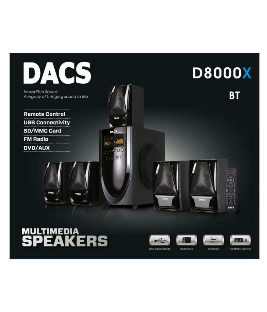 Buy Dacs D8000X 5.1Bluetooth Speaker System Online at Best Price in
