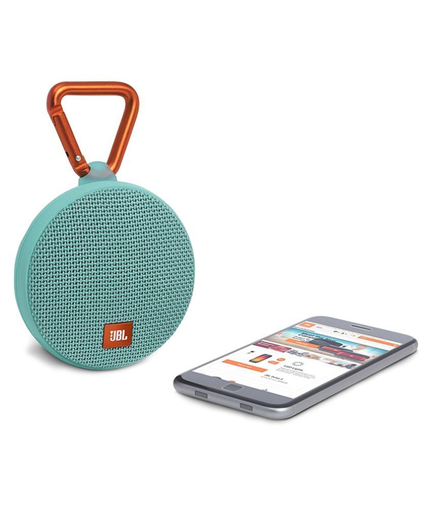 JBL Clip 2+ Bluetooth Speaker Green Buy JBL Clip 2+ Bluetooth Speaker Green Online at Best