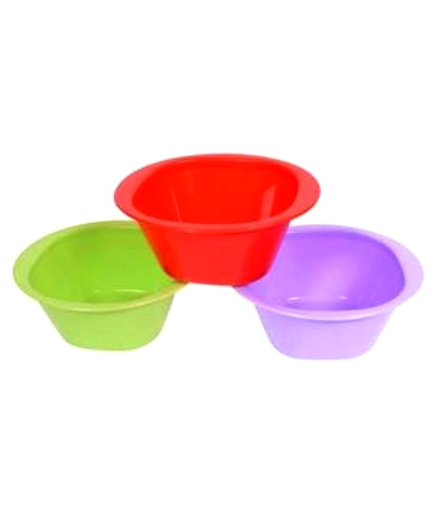 Xudo 3 Pcs Plastic Dessert Bowl 100 ml: Buy Online at Best Price in ...