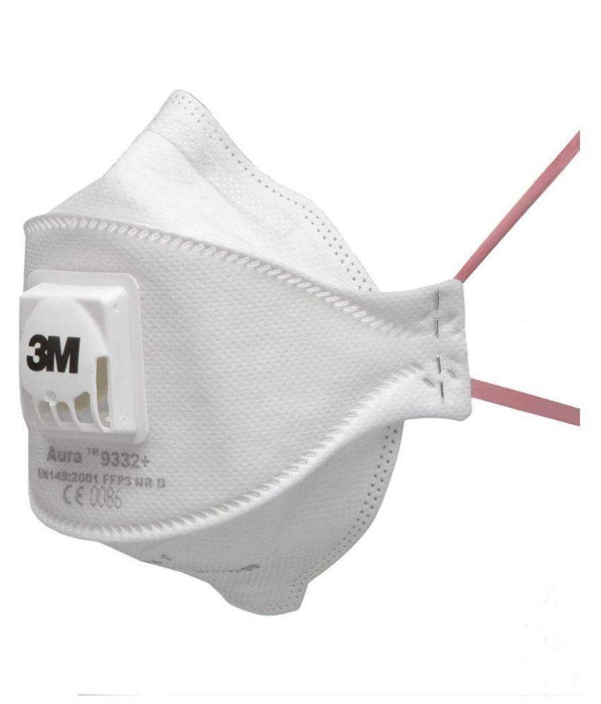 Buy 3M 9332 Aura Anti Pollution Mask - Protects from PM 2 ...