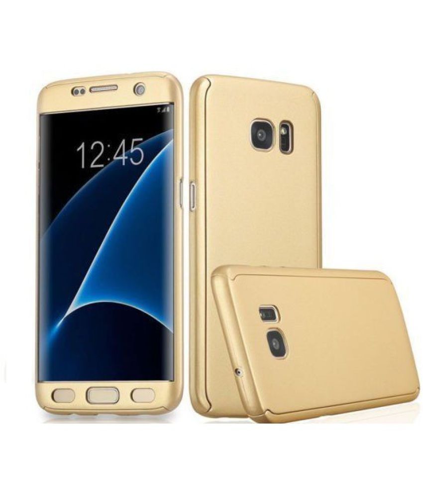 Samsung Galaxy J2 (2016) Cover by Galaxy Plus Golden Plain Back